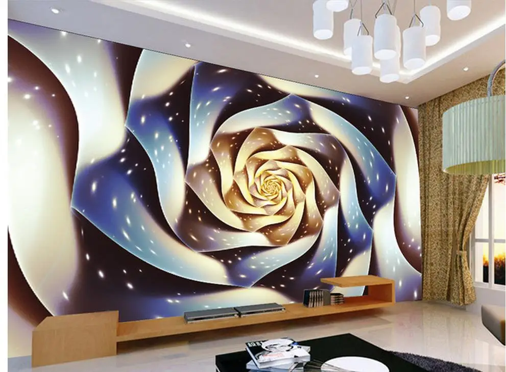 

3d wallpaper for room 3D stereo rose TV wall decoration painting photo wall murals wallpaper Home Decoration