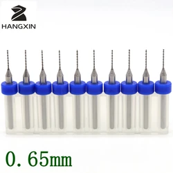 0.65mm PCB Drill Kit 10PCS Metal Drilling Set Woodworking CNC Router CNC Wire Machine Laser Cutting Machine Drilling Cutter