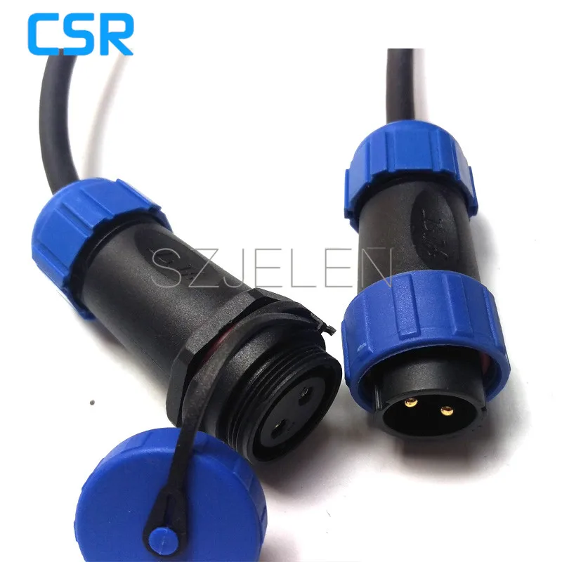 SP2110/P2-S2, 2 Pin Connector Waterproof, High Voltage Connector,Optical Fiber Connector,High Temperature Connectors,IP68