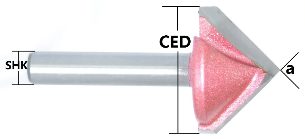 6 มม.* 10-16-22-32mm * 60-150degreeCNC คาร์ไบด์ end Mill,3D woodworking ใส่ Router บิต, ทังสเตนตัด,แกะสลักเครื่องมือ