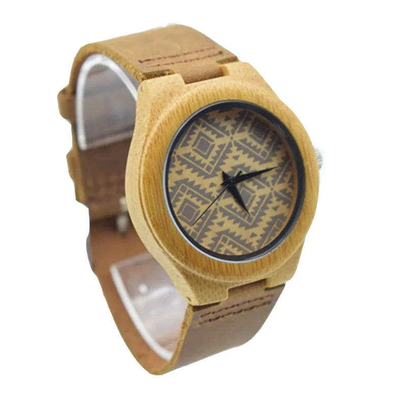 

Womens Bamboo Wooden Watch Best Gifts For Female With Japan MIYOTA Movment In Great Paper Box