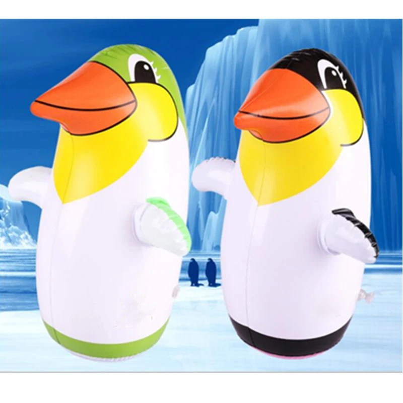 

Inflatable Penguin Toy Dolphin Penguin Tumbler Children Pinguino Inflatable Toys Animal Balloon 36CM Educational Cognitive Toys