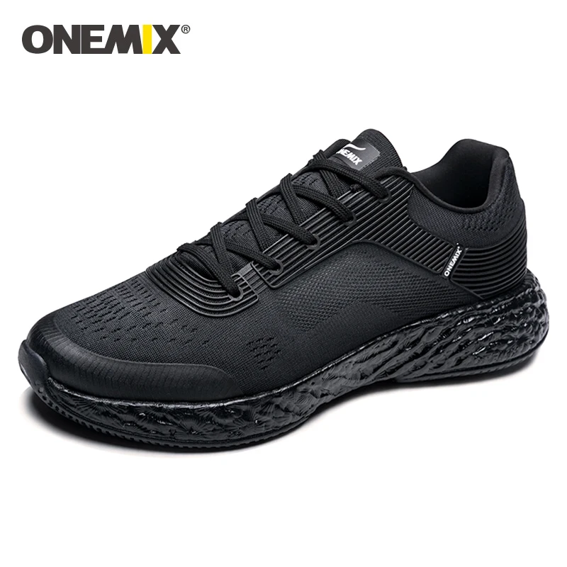 Onemix Men\'s Running Shoes for Man high-tech Marathon Sneakers Outdoor Breathable Anti-skid Walking Sports Jogging Footwear