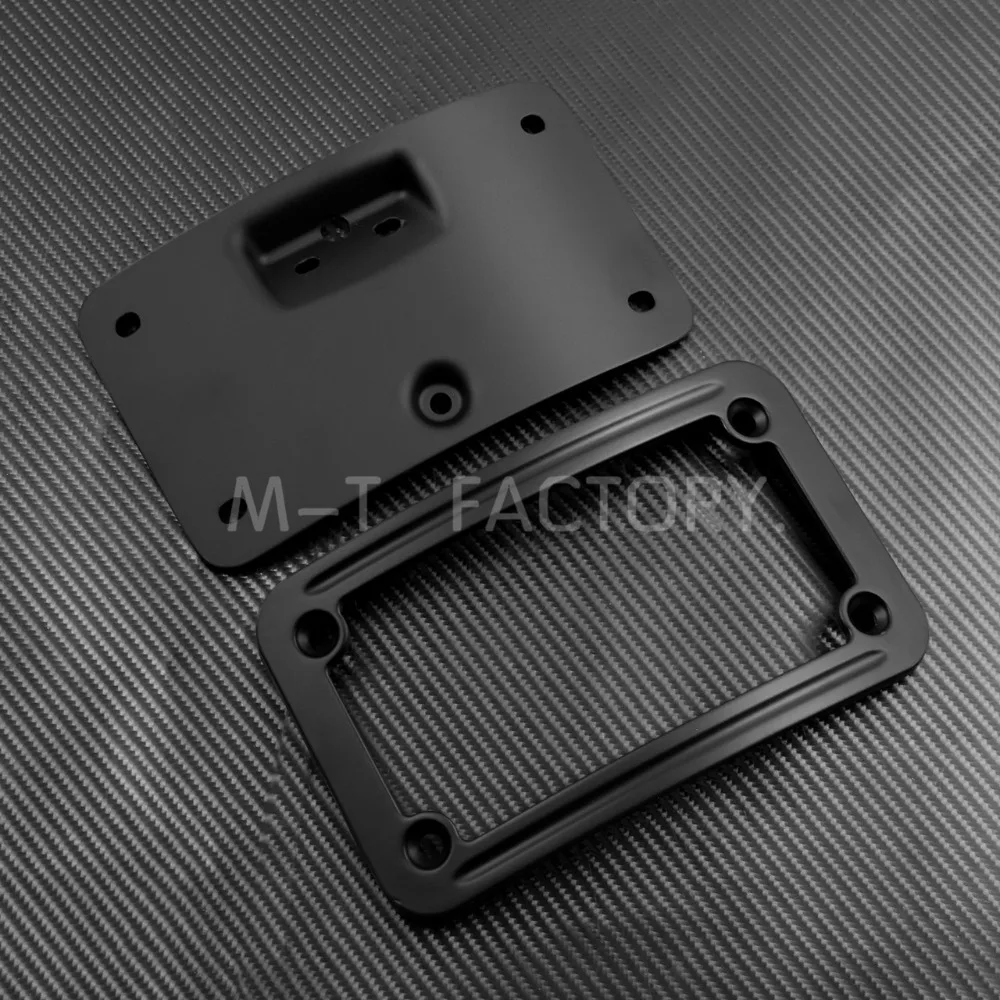 Motorcycle License Plate Mounting Frame Kit For Harley Softail Heritage Springer Classic FLSTSC 05-07 Softail Deluxe FLSTN 05-14