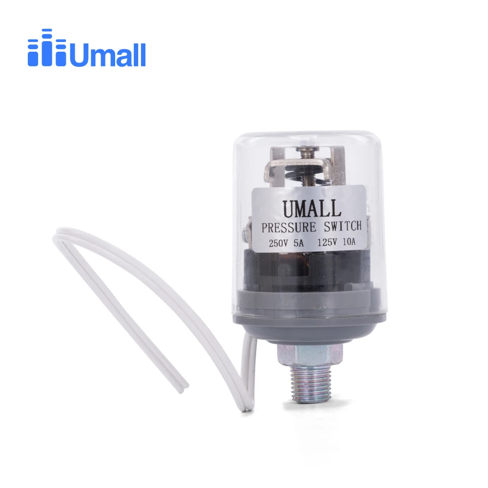1/4NPT Screw Automatic Pressure Controller Sensor 1.0bar to 1.8bar Water Regulator Monitors Switch 220v Booster Pump Spare Part