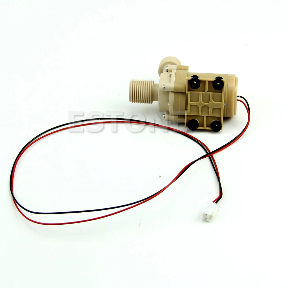 12V/24V DC Nóng Năng Lượng Mặt Trời Lưu Thông Nước Bơm Động Cơ Không Chổi Than Máy Bơm Nước 5M 3M Mới mar28