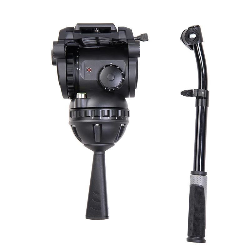 New Arrival miliboo M18 Broadcast Movie Video Head Load 25kg Aluminum Heavy Duty Monopod Tripod Fluid Head 100mm Bowl