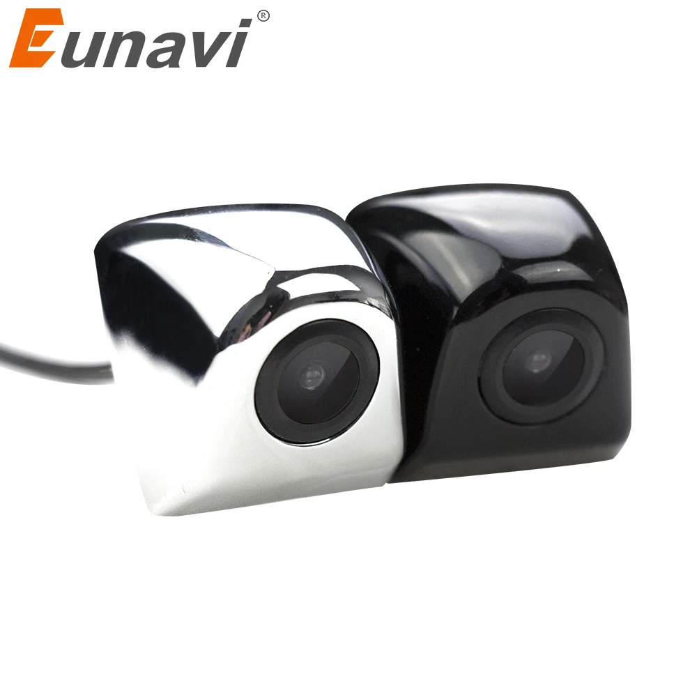 Eunavi 4 Layer Glass Lens Auto Night Vision Reverse Backup Camera Car CCD Rear View Camera For Car DVD Parking Monitor