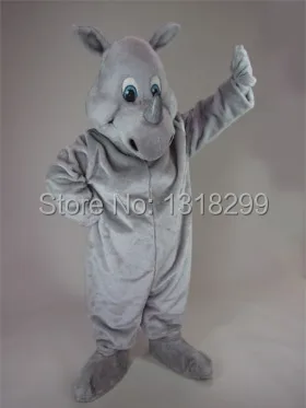 

mascot Happy Rhino mascot costume fancy dress custom fancy costume cosplay theme mascotte carnival costume kits