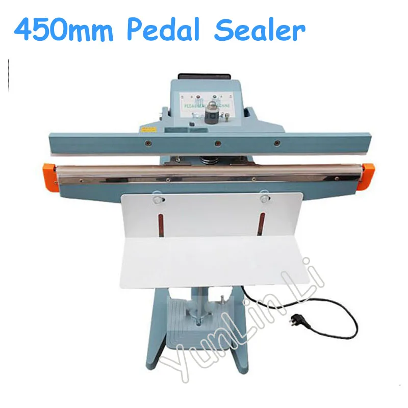 450mm Plastic Bag Sealer Foot Pedal Impulse Heat Sealing Machine 17 Inch Pedal Sealer Model 450