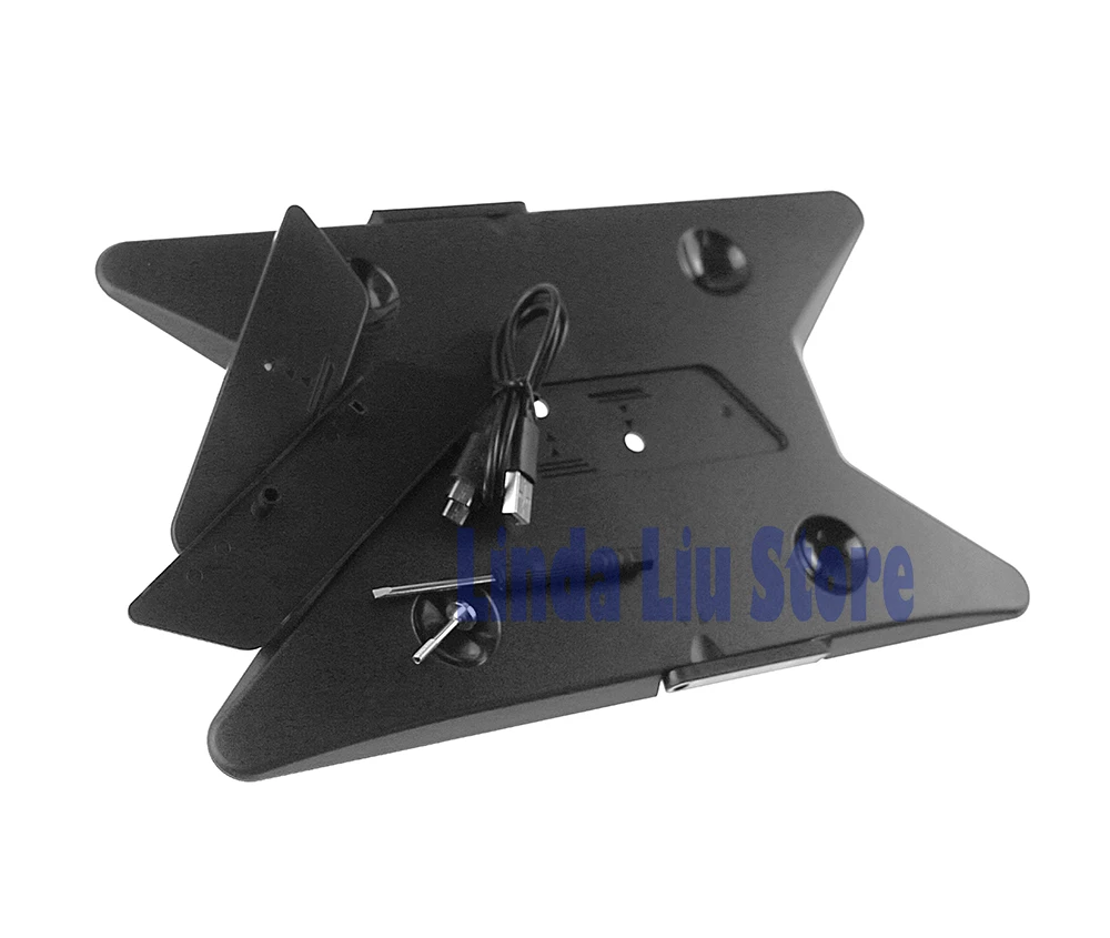 Soporte Vertical de 5 uds con soporte de controlador Dual con destornillador para PS4 Slim para PS4 Pro