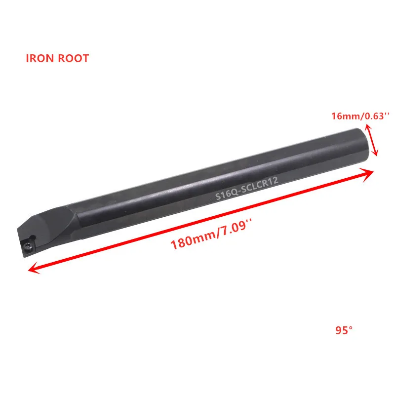 S16Q-SCLCR12,S20R-SCLCR12,S25S-SCLCR12,S32T-SCLCR12 CNC Lathe Internal Turning Tool Holder Boring Bar For CCMT120408 Insert