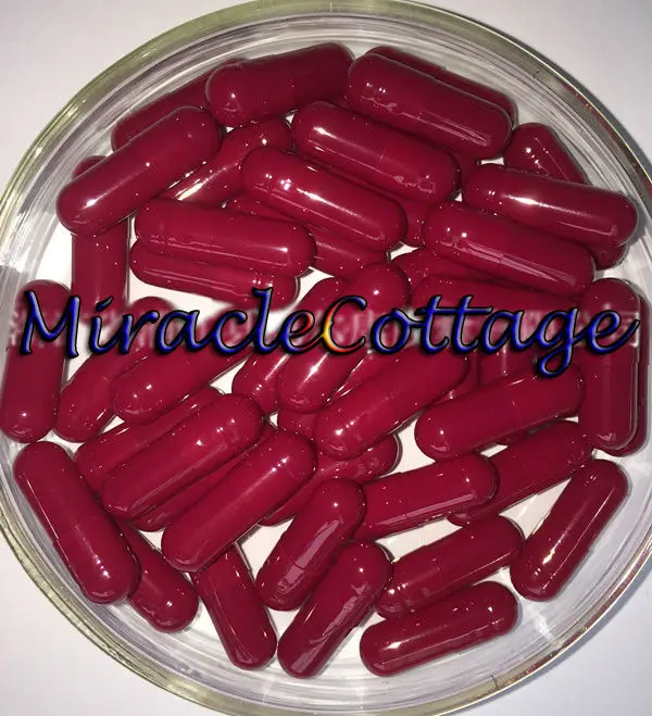 

(10,000pcs/pack) Size 1 Amaranth Color Gelatin Hollow Capsule, 1# Blue Empty Capsule---Joined and Separated Available