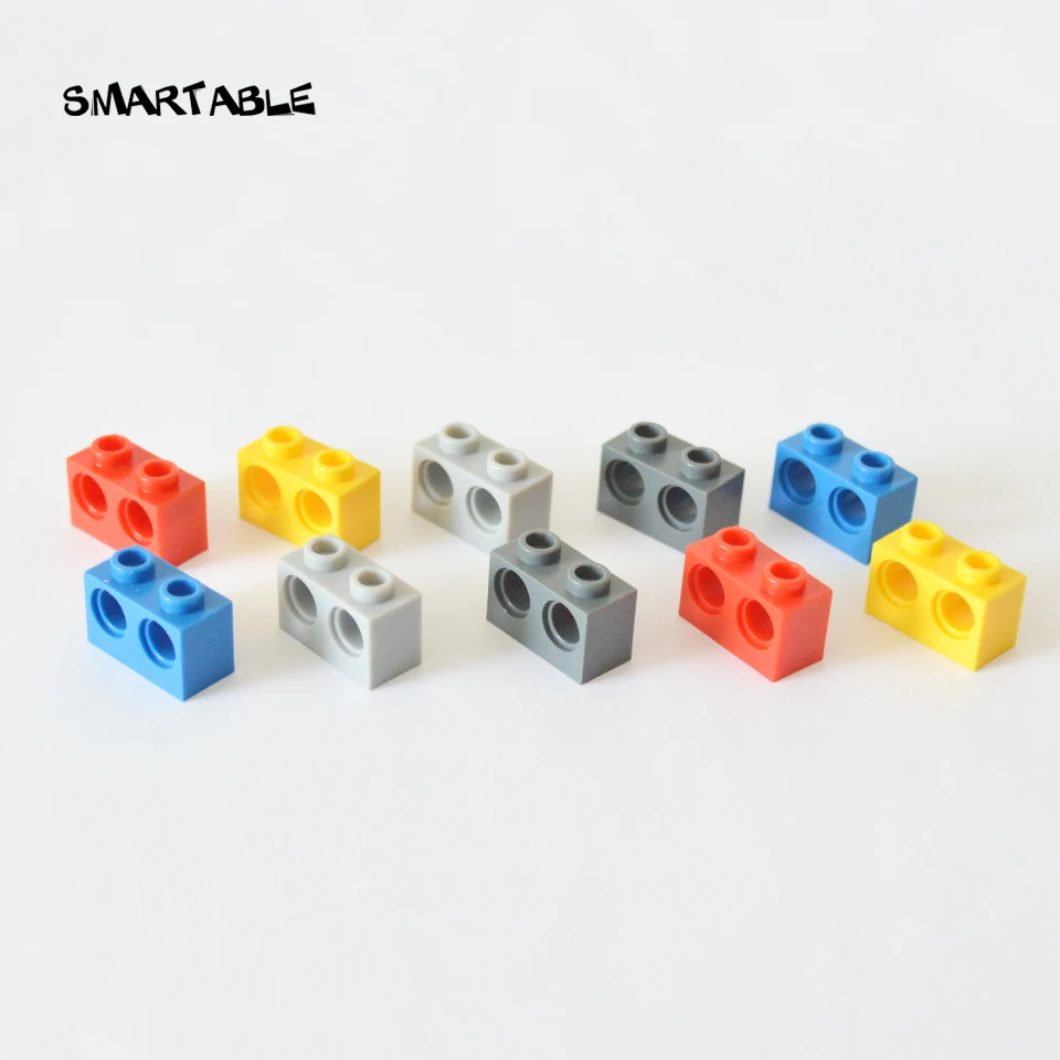 

Smartable High-Tech Brick 1x2 with Holes Building Blocks Parts Creative Toys Compatible 32000 MOC Toys 136pcs/lot