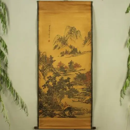 Elaborate Chinese Antique collection Imitation ancient Landscape painting No.4