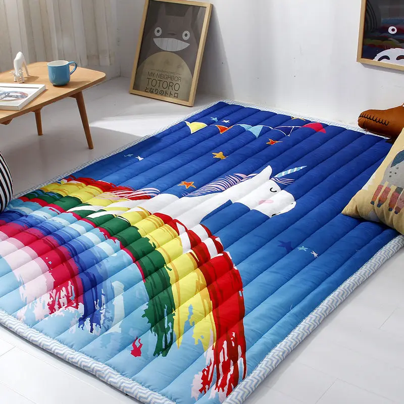 

Baby/Child Antiskid security Crawl mat Unicorn Printed Thick Kids Game Carpet cartoon Home tatami area rug and Carpets Yoga Mats