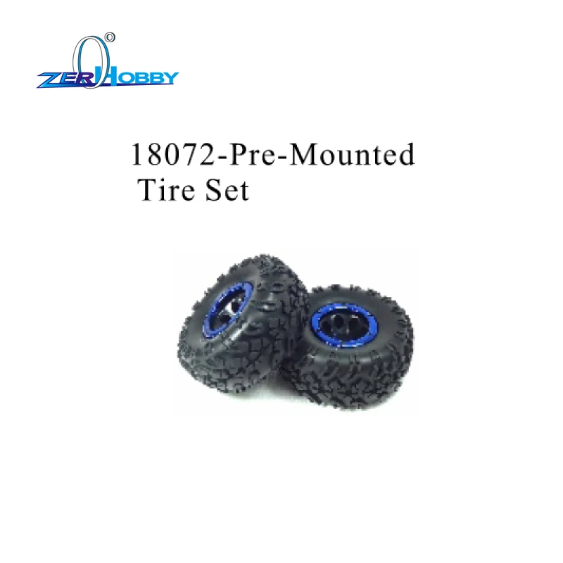 HSP RACING RC CAR ACCESSORIES PARTS NO. 18072 PRE-MOUNTED TIRE SET FOR 1/10 ELECTRIC OFF ROAD ROCK CRAWLER 94180 94180T2