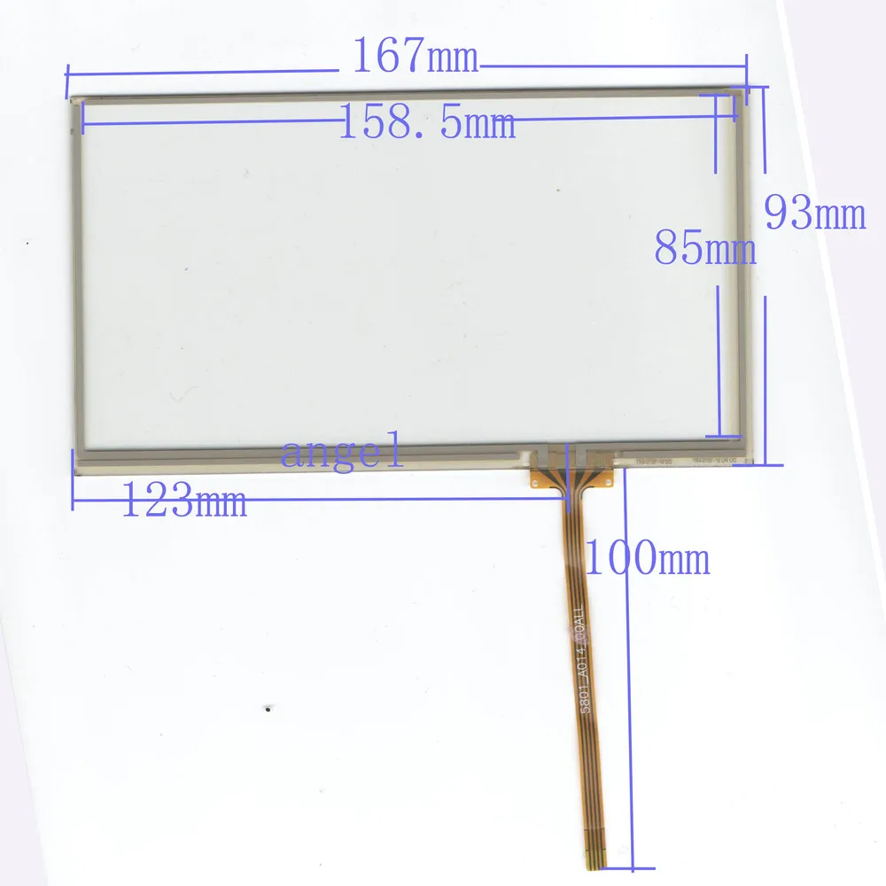 

7-inch four-wire resistive touch screen handwriting external screen 167 * 93 TR4-070F