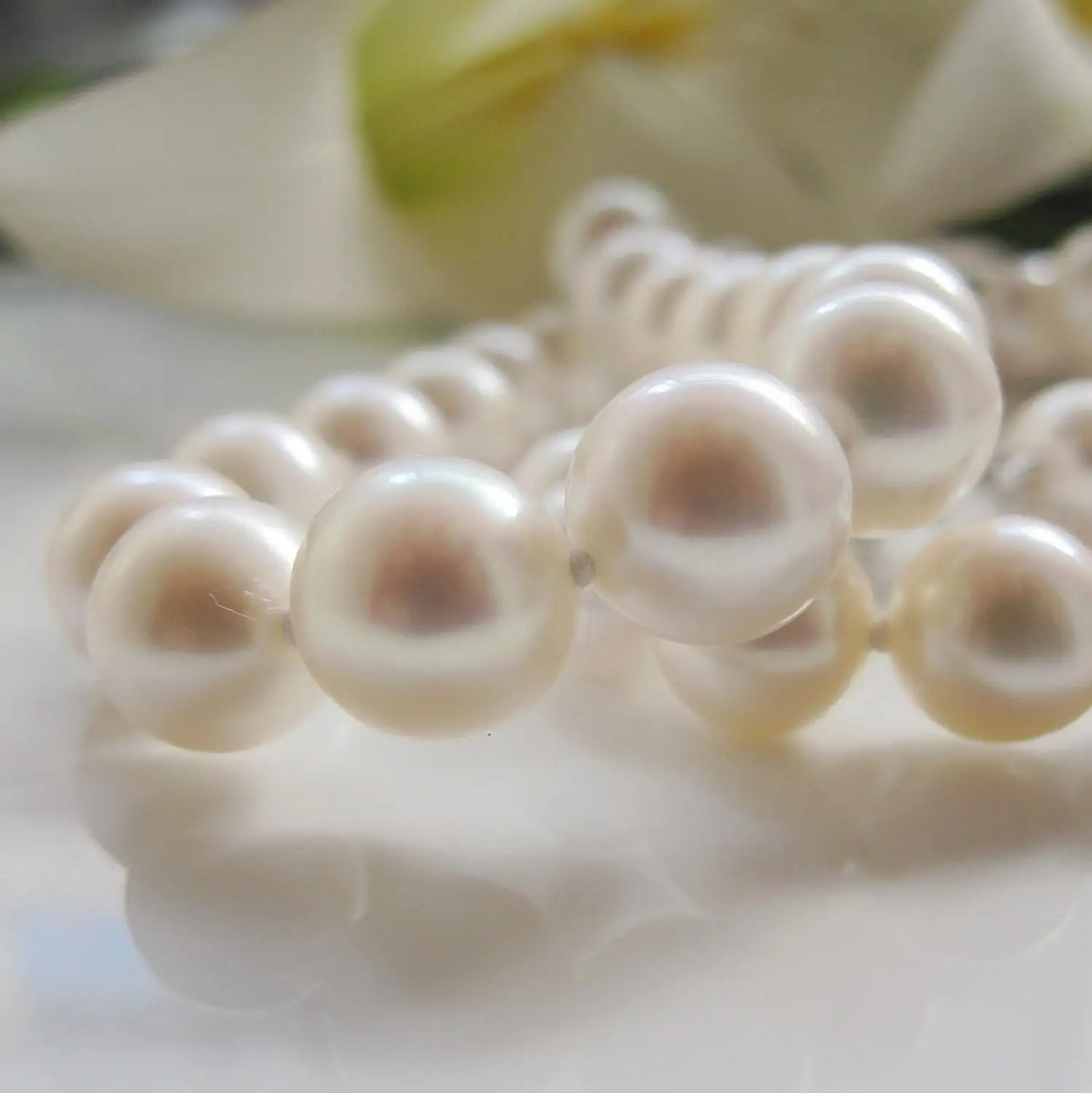 Women Gift word   real 11-12mm super bright white circle to match the natural pearl jewelry pearl   necklace Luxury Girls