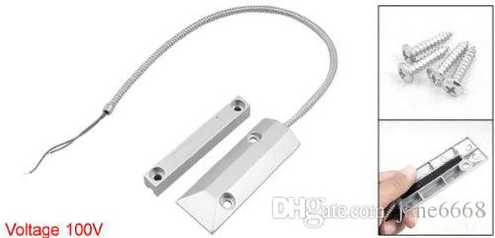 (1 PCS) Wired Magnet Sensor Door Window Open detector NC Relay output Alarm accessories Chest Lamp switch