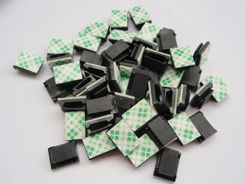 Zuczug-ケーブルクリップ,20個,車のウォールクリップ,ケーブルワインダーオーガナイザー,ワイヤー管理,ドロップコード,tifixer,デスク用