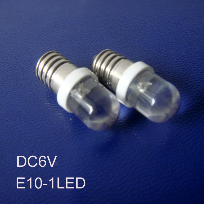 High quality DC6.3V E10,E10 Led Light,E10 Led,E10 Bulb 6V,E10 6V Lamp,E10 Light 6.3V,E10 Indicator Lamp,free shipping 1000pc/lot