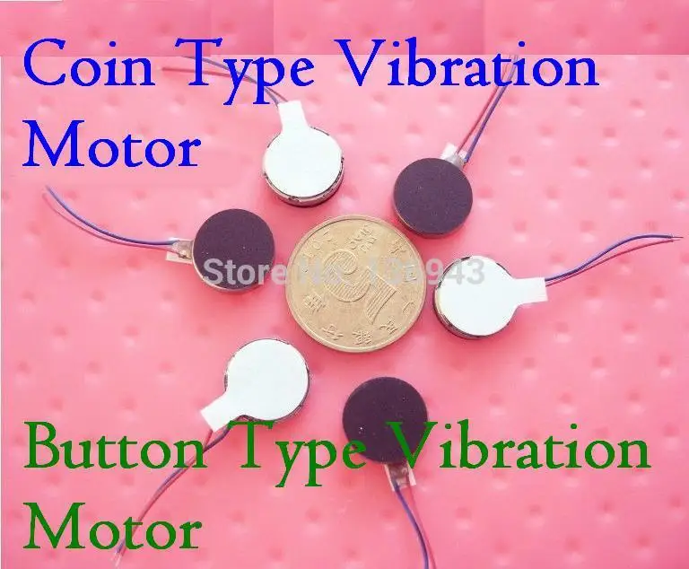 100pcs/lot 10*2.7 MM Ultra Micro Button Type Vibration Motor 3-4.5V/0.05-0.07A Electric motor