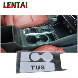 LENTAI Decals Gear Panel Auto Accessories Carbon Fiber Interior Stickers Car Styling Decoration For Hyundai Tucson 2015