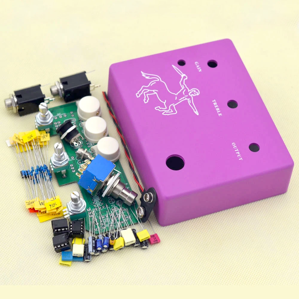 DIY Klon Overdrive Guitar Pedal Full Kit True Bypass Free Shipping