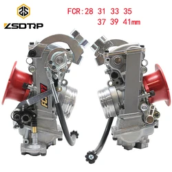 ZSDTRP FCR28 31 33 35 37 39 41mm FCR Keihi Carburetor FCR39 for CRF450/650 FS450 Husqvarna450 KT Racing Motors Good Power