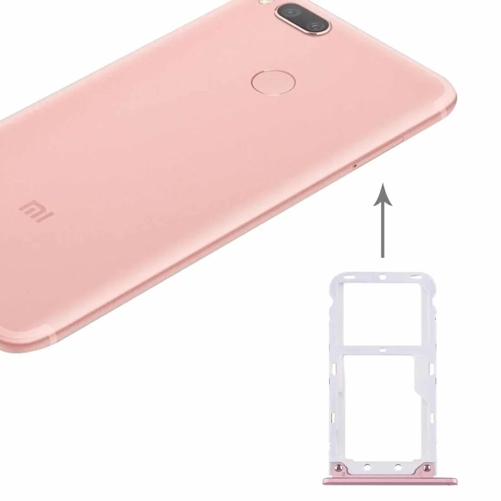 Ipartsbuy nova sim & sim/tf cartão bandeja para xiaomi mi 5x/a1