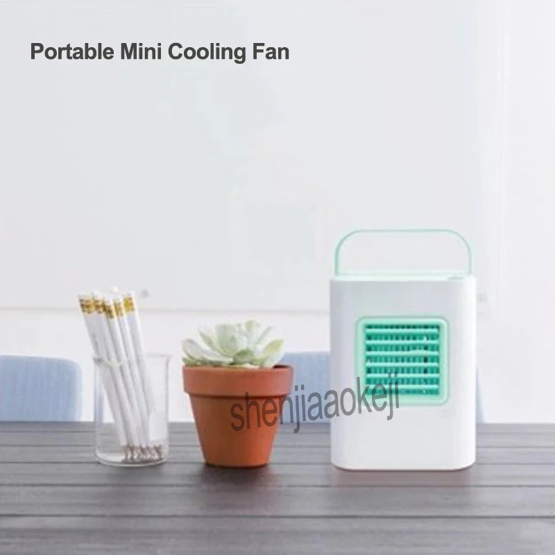 Hogar ventilador de refrigeración Personal portátil Mini aire acondicionado miniatura máquina de enfriamiento ventilador de aire acondicionado con USB 1pc