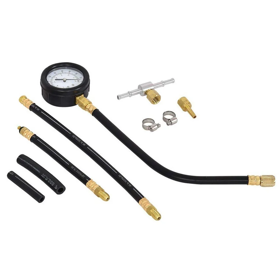 Universal 0-100 PSI Fuel Injection Pump Pressure Injector Tester Test Pressure Gauge Kit