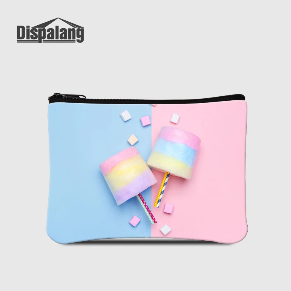 Candy Marshmallow Women Mini Zipper Wallet For Shopping Children Small Portable Money Bag Girls Outdoor Change Card Key Pouch