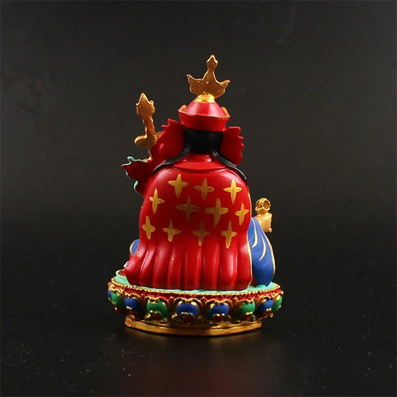 Buddhist Tantric Supplies Padmasambhava Figurine Constant Auspicious Exquisite Hand Painted Resin Solemn Buddha - Image 2