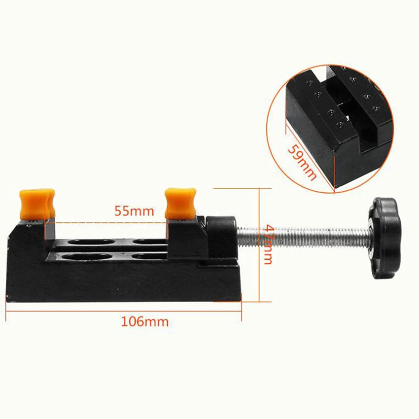 Mini Flat Pliers Vise Clamp Table Bench Vice for Jewelry DIY Tool For Woodworking Carving