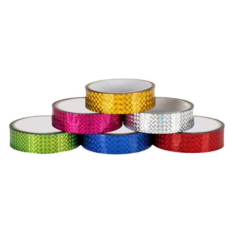 2pcs 30m Rhythmic Gymnastics Decoration Holographic hoop tape RG Prismatic Glitter Tapes Artistic лента для обруча