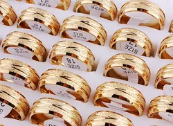 QIANBEI Wholesale 5Pcs 8MM 316L Stainless Steel Ring Men Womens Birthday Xams Jewelry Hot