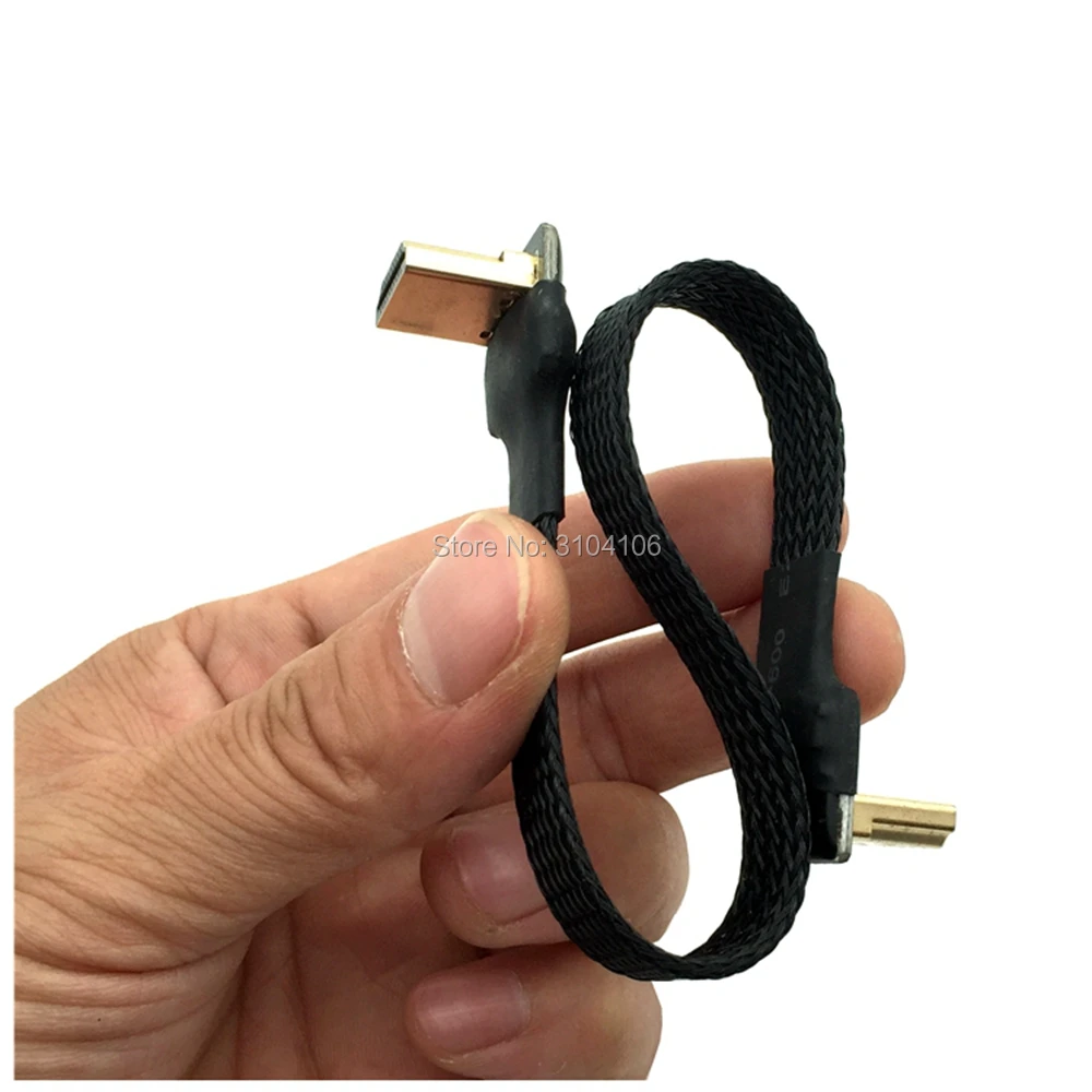 Fpv 15cm 20cm 30cm 50cm fpc fita plana hd-cabo compatível para hd hdtv fpv multicopter fotografia aérea