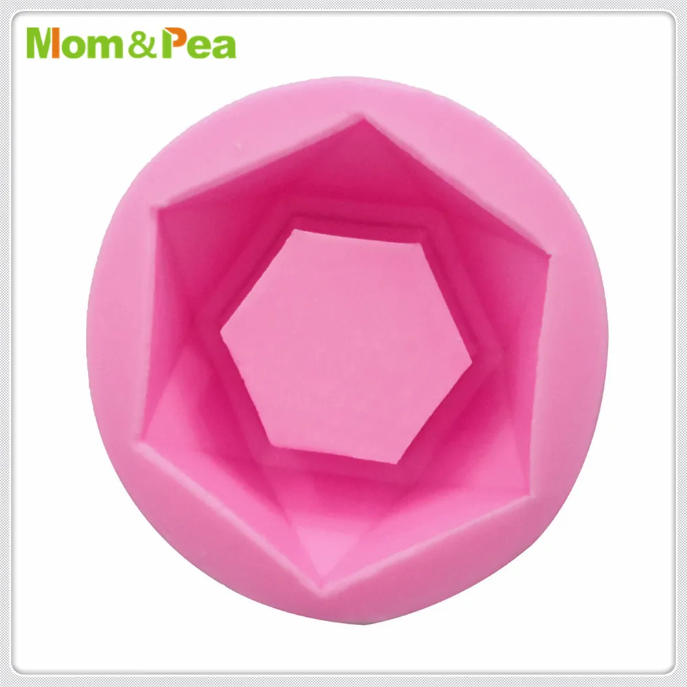 

Силиконовая форма Mom & Pea MPA1839, твердая геометрическая форма, Сахарная паста, 3D украшение для торта мастикой