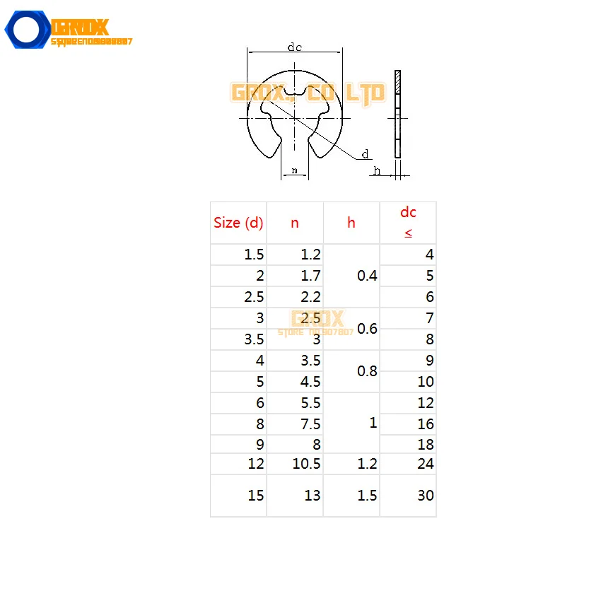 200 Stuks 10mm Staal E Borgring Borgring