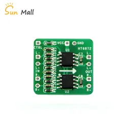 2x3W HT6872 Differentialverstärkerplatine Digitales Audioverstärkermodul der Klasse D Differentialingang 3,6-6,5V