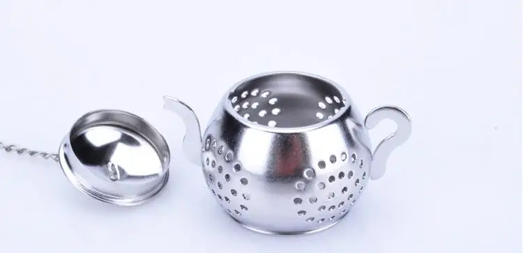 MINI Cute Stainless Steel Tea Infuser Pendant Design Home Office Tea Strainer Gift Teapot Type Creative Tea Accessori lin3510