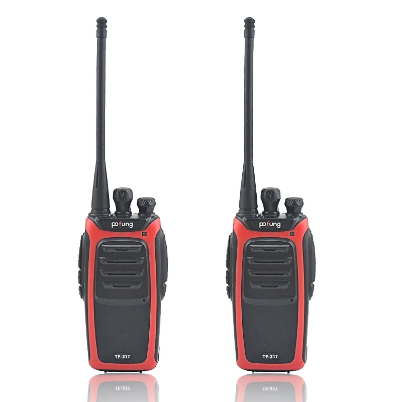 

2pcs/lot Pofung TF-317 walkie talkie UHF 400-480MHz 16 Channel Portable two way radio