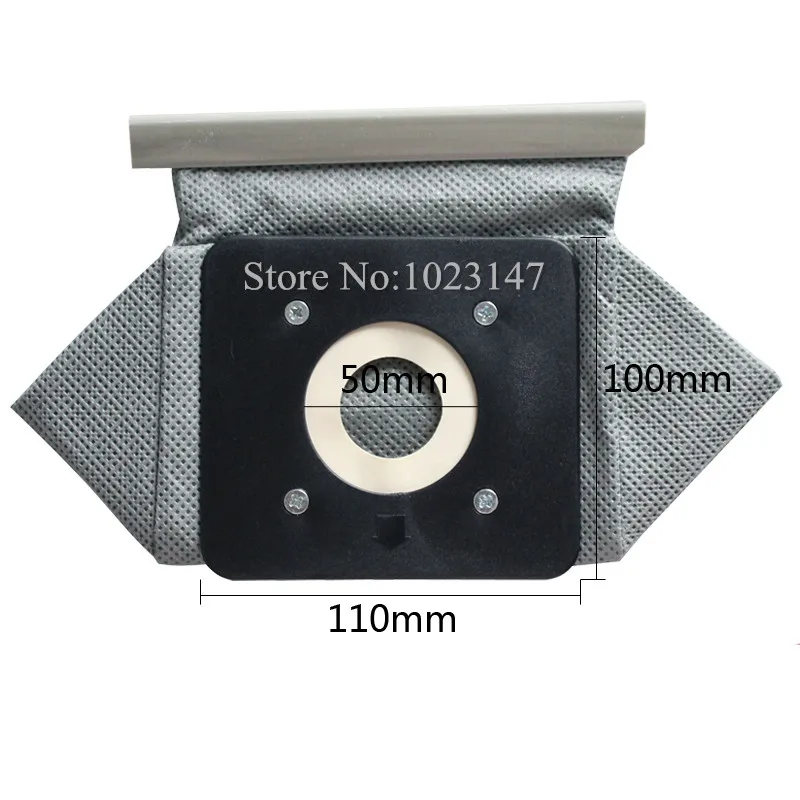 Non Woven Cloth Bags 110mm*100mm Plastic tray Washable Dust Bag Replacement for Electrolux Vacuum Cleaner Parts