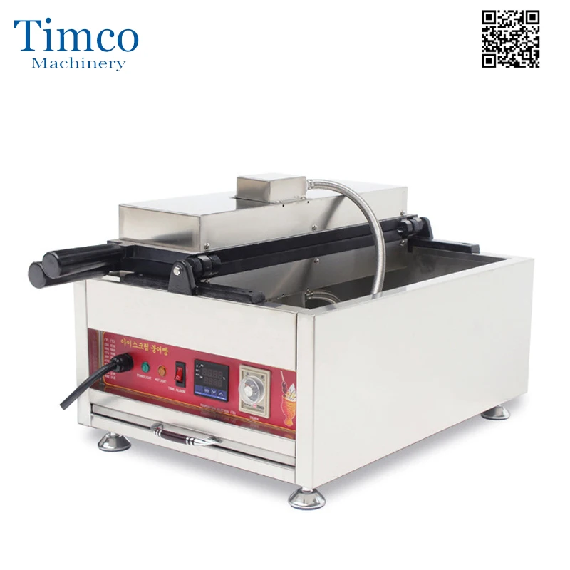 TIMCO Kate Cat Waffle Making Machine220V 110V Non Stick Commercial Cartoon Kitten Waffle Machine