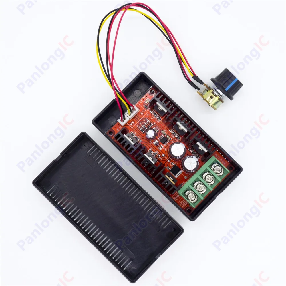 

100PCS NEW 10-50V 40A DC Motor Speed Control PWM HHO RC Controller 12V 24V 48V 2000W MAX DHL EMS Fedex UPS Free Shipping