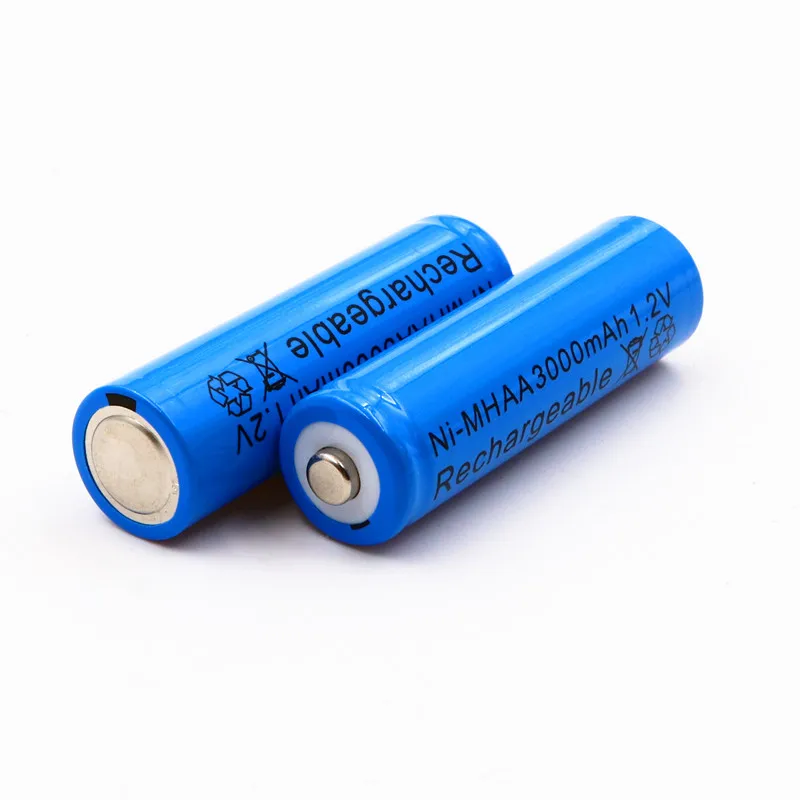 1PC 1.2v 1800mAh AAA  Ni-MH battery 1.2V AA 3000mAh Rechargeable Batteries battery Garden Solar Light LED flashlight torch