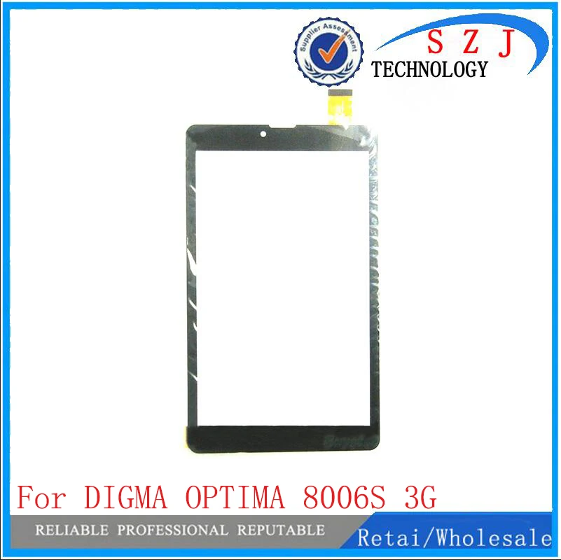 

New 8'' inch for DIGMA OPTIMA 8006S 3G TS8090PG Tablet PC touch screen panel digitizer Free Shipping