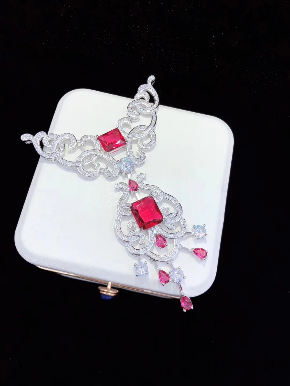 Women's High Quality Golden plated Paved CZ Necklace Bracelet Connectors Cubic Zirconia DIY Jewellery Making